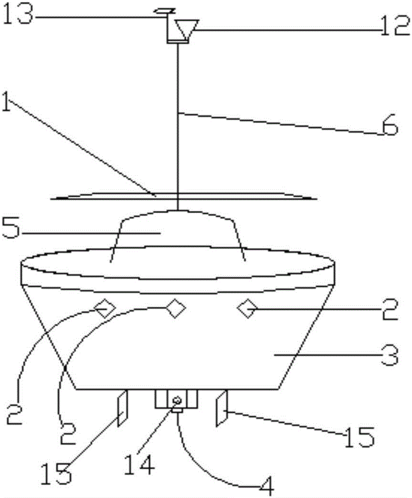 Marine buoy with function of automatic avoidance collision