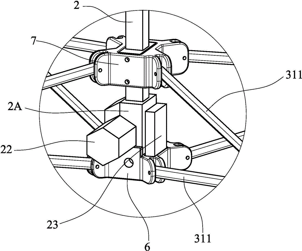 Tent frame rod structure capable of automatically unfolding and folding