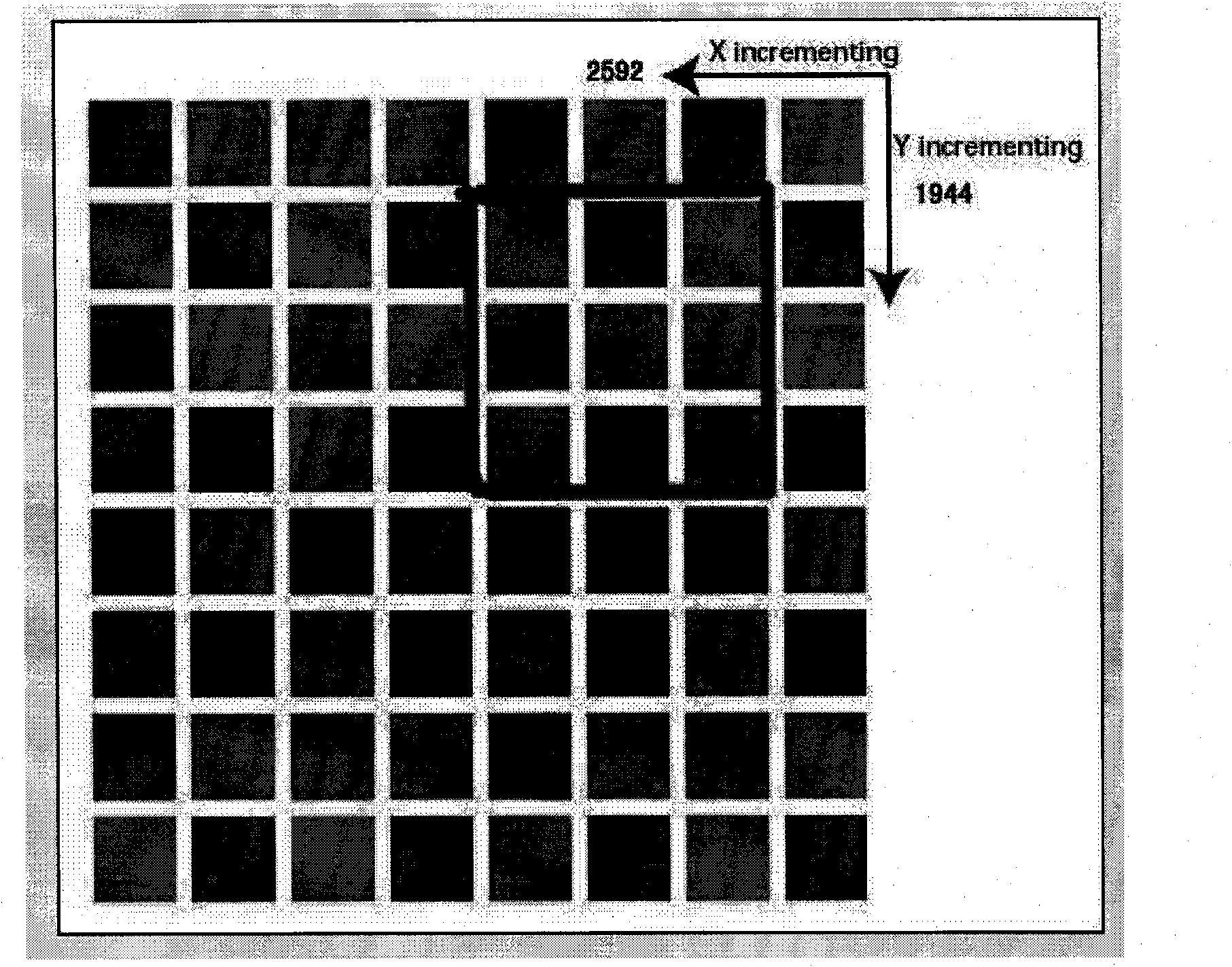 Image matrixing pretreatment method based on FPGA in high-resolution imaging system