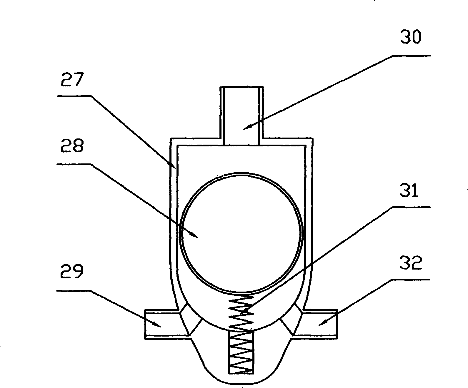 Split type non-pressure and full-automatic solar water heater