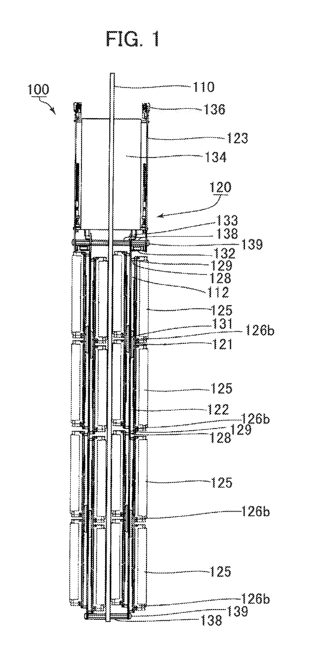 Electronic device for liquid immersion cooling and cooling system using same