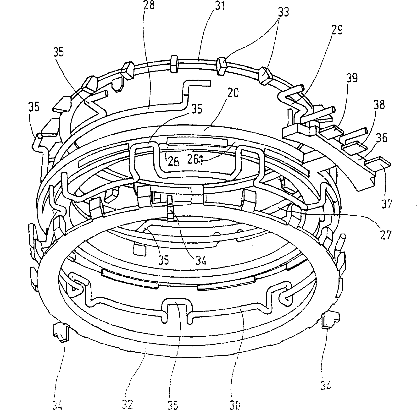 Connecting element for a winding of an electric machine