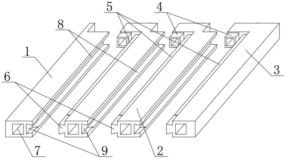 Combined PVC wallboard