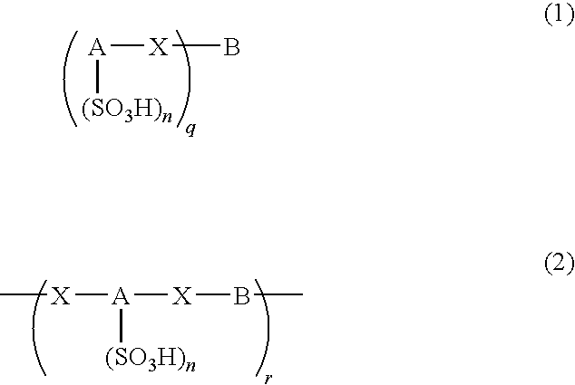 Arylsulfonic acid compound and use thereof as electron-acceptor material