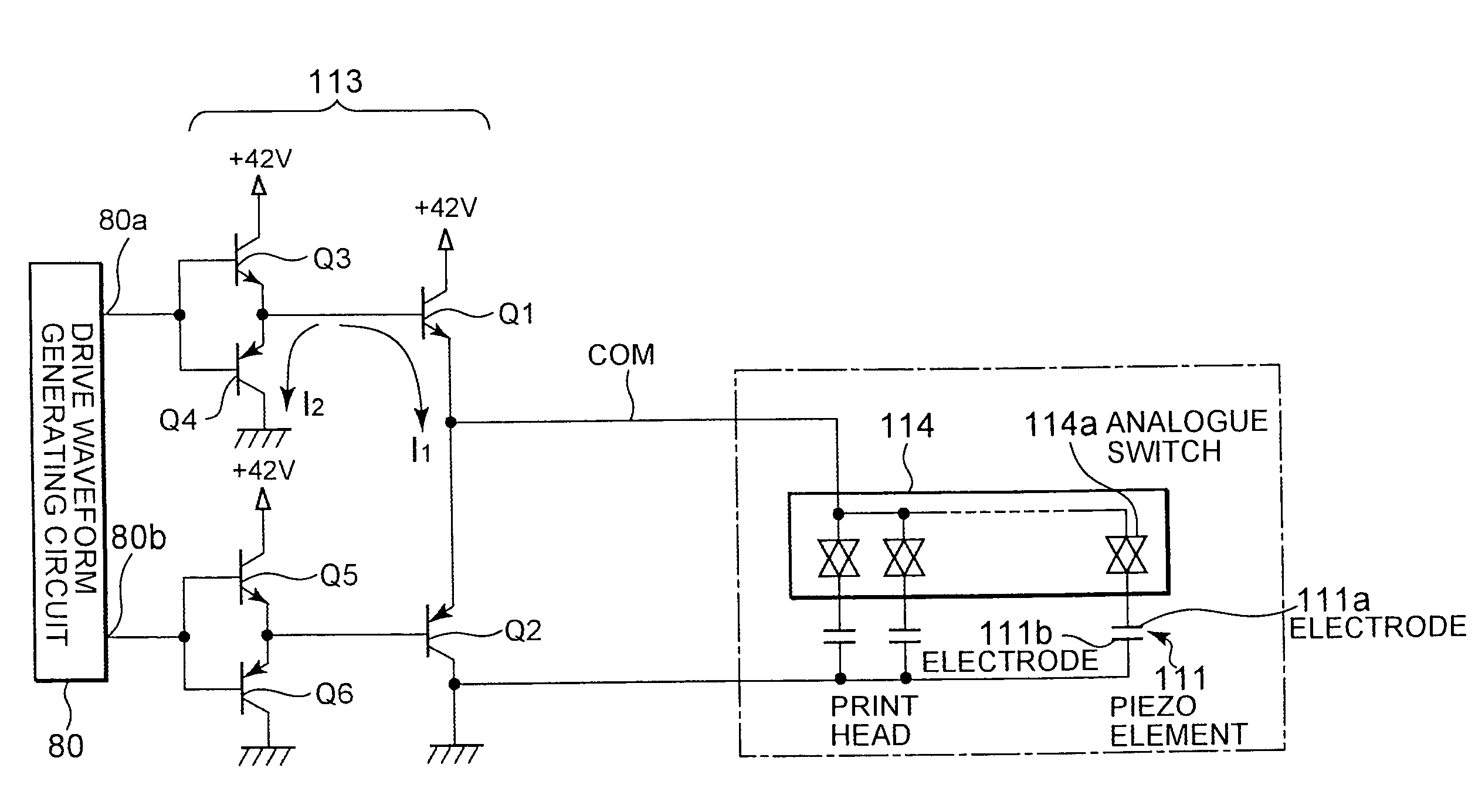 Print head driving circuit