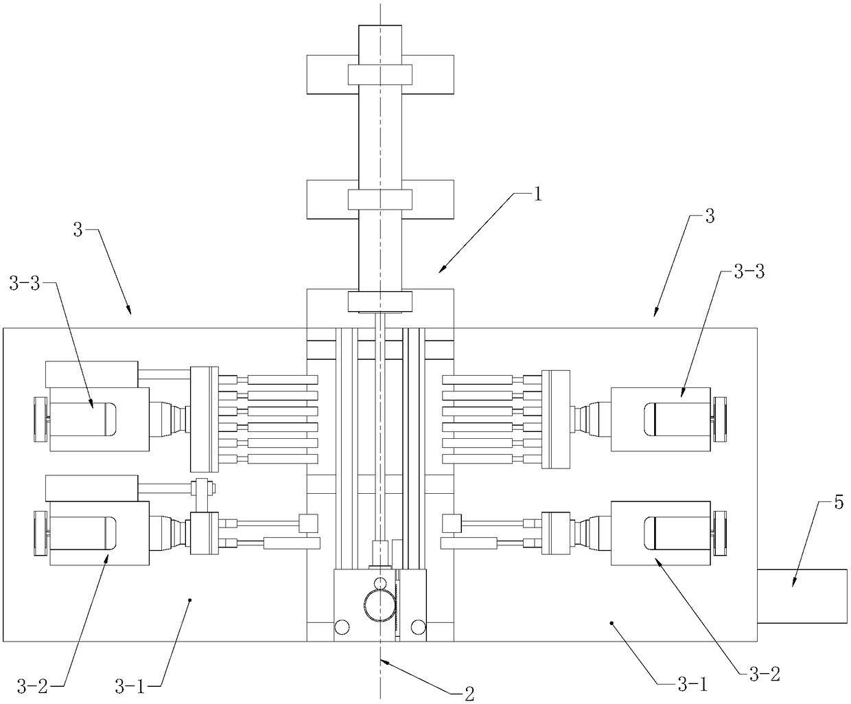 Equivalent scrubbing machine for inner chambers of pump bodies of fuel oil injection pumps