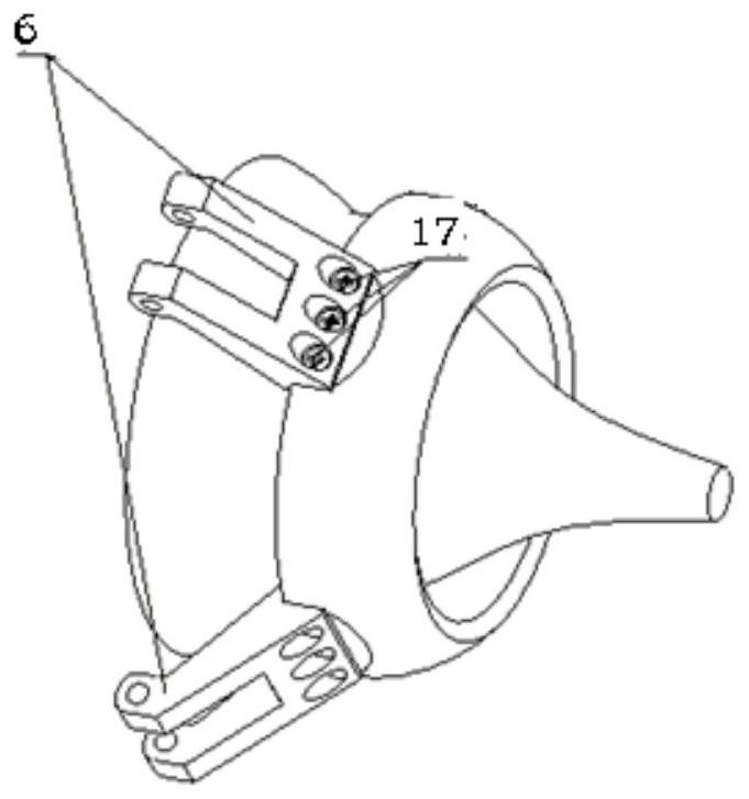 A ball-and-socket type vector nozzle