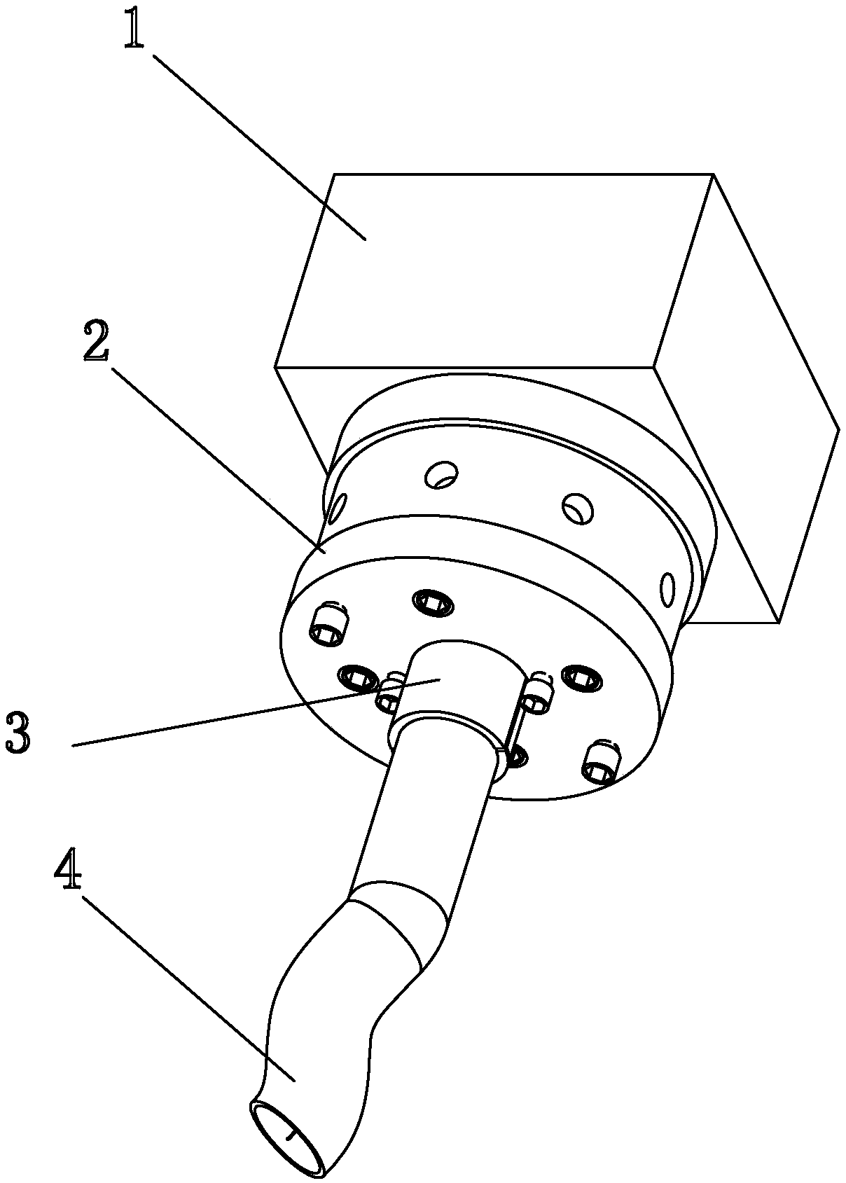 Quick locking and sealing device for hose