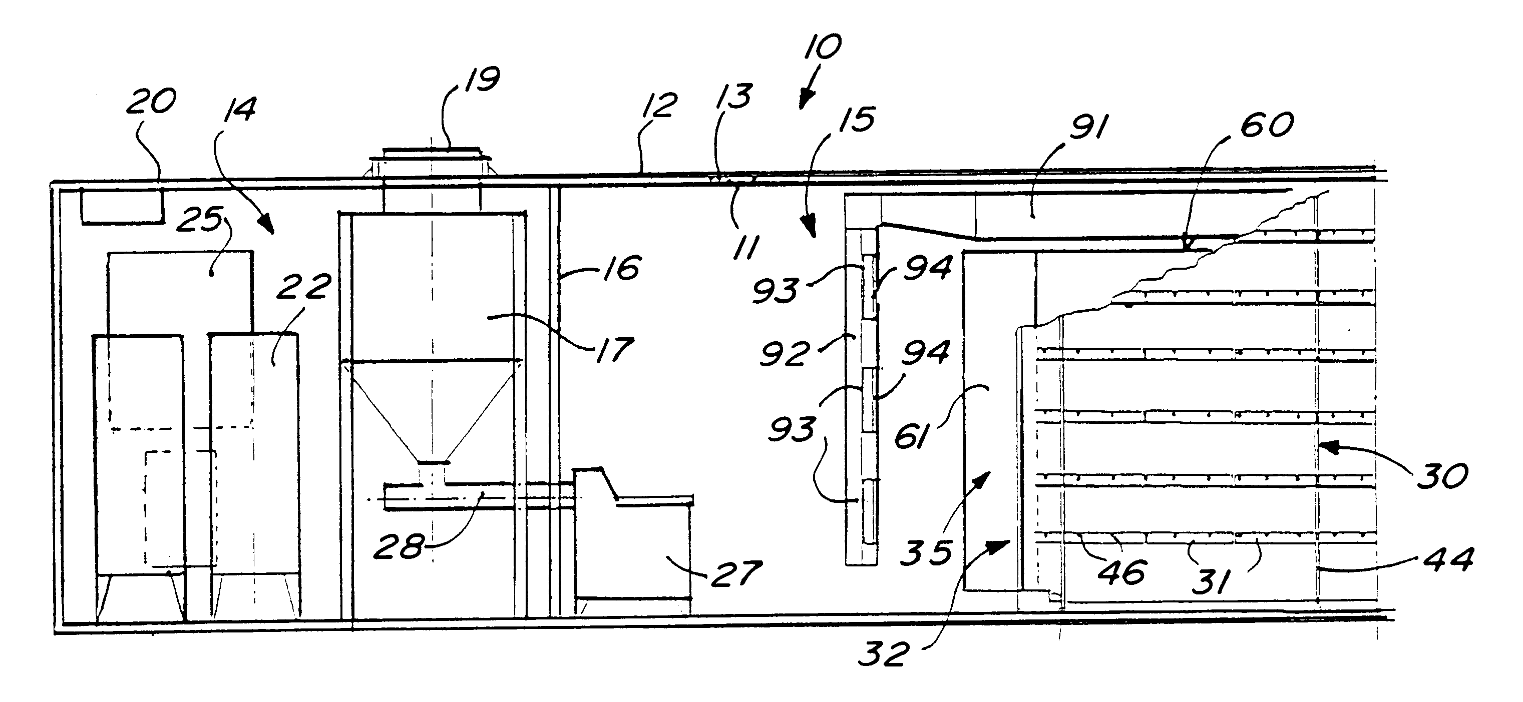 Hydroponic growing enclosure and method for the fabrication of animal feed grass from seed