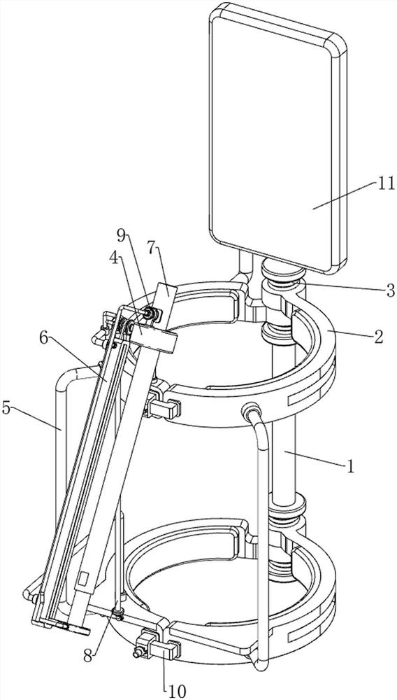 Tibia intercondylar spine fracture reduction fixing device