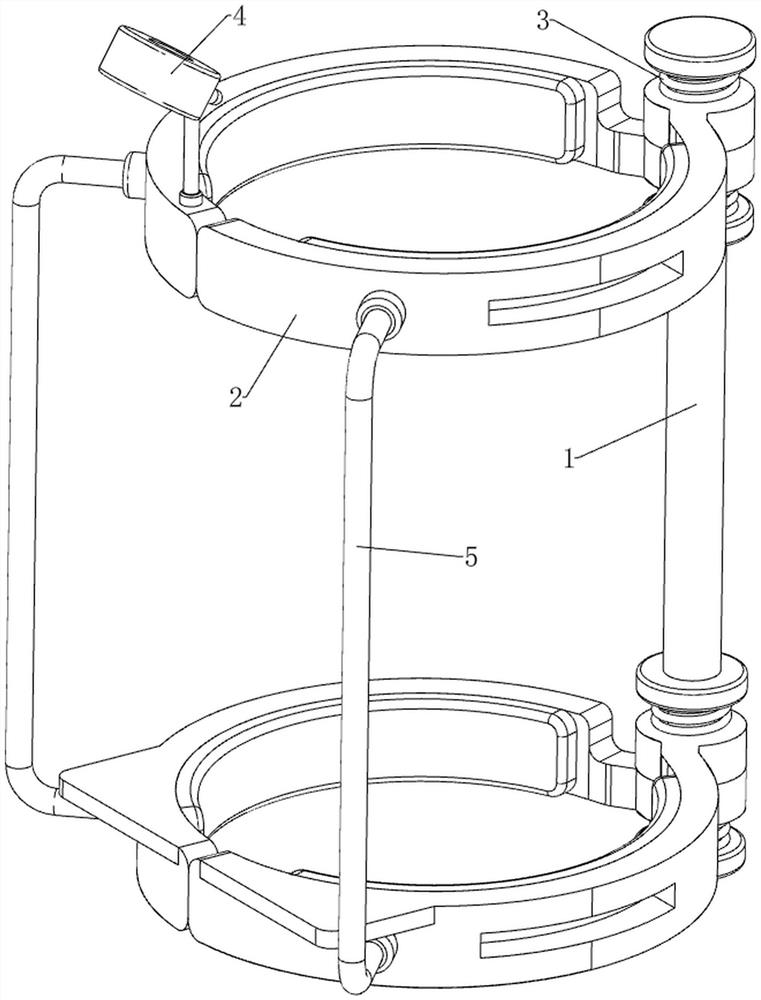 Tibia intercondylar spine fracture reduction fixing device