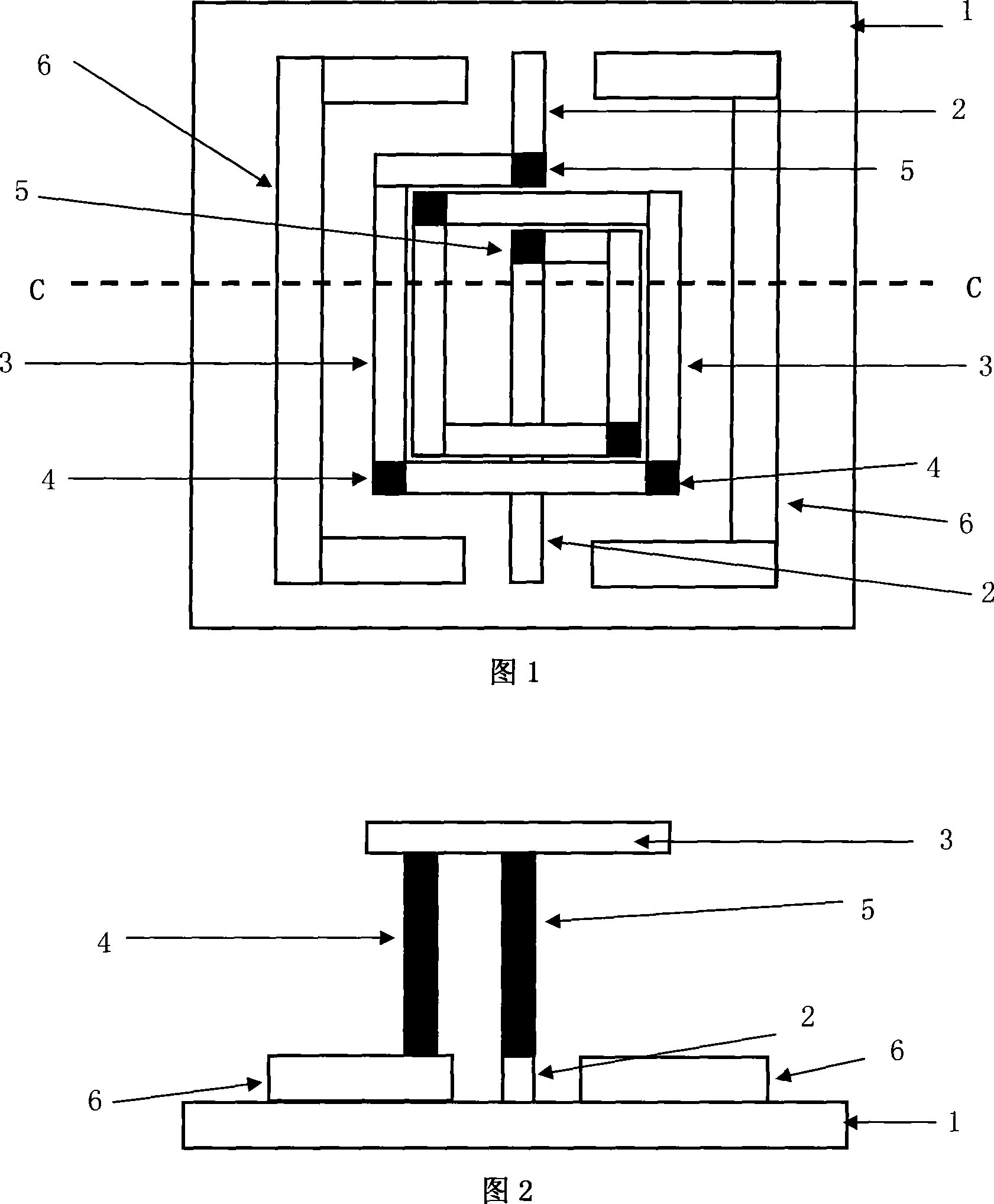 RF micro-inductance with suspending structure and its making method