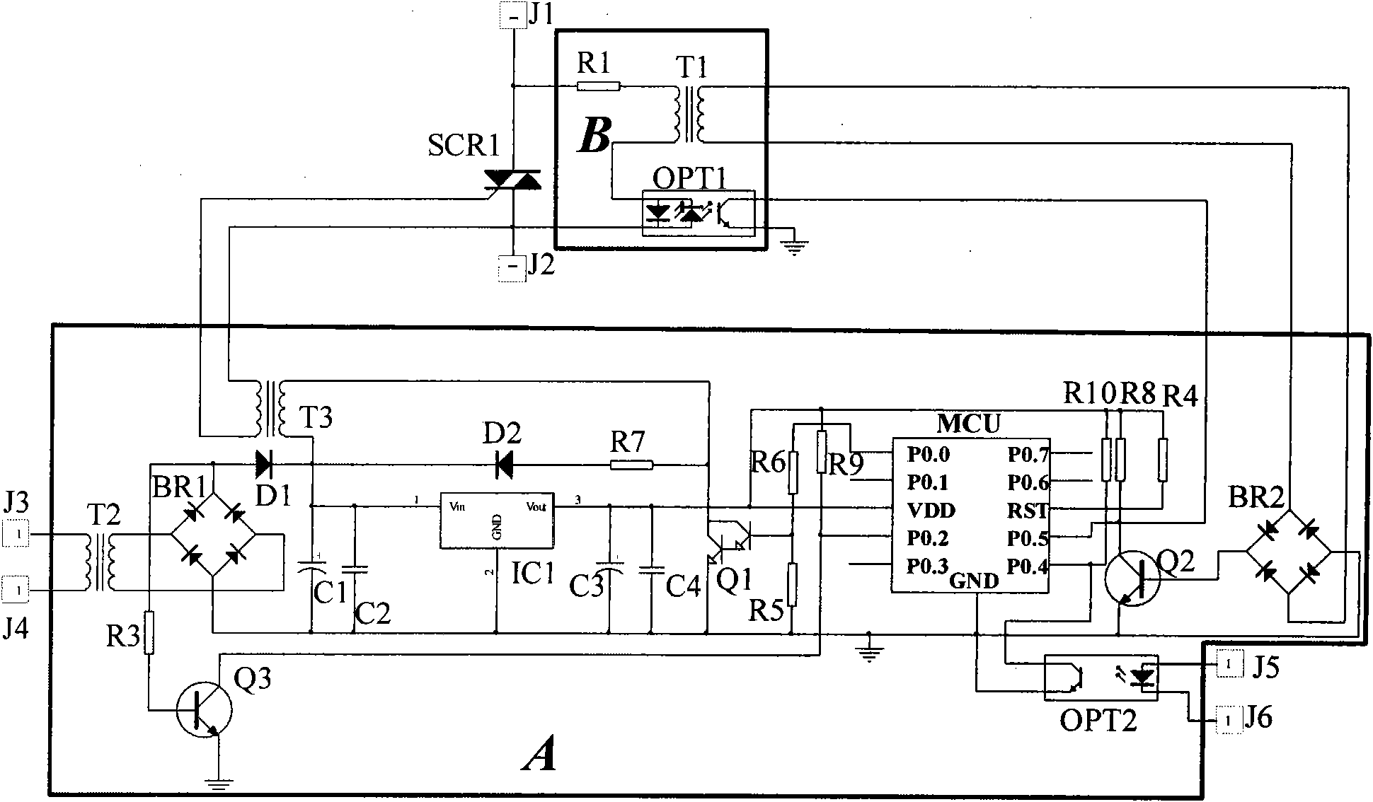 Capacitor switching device