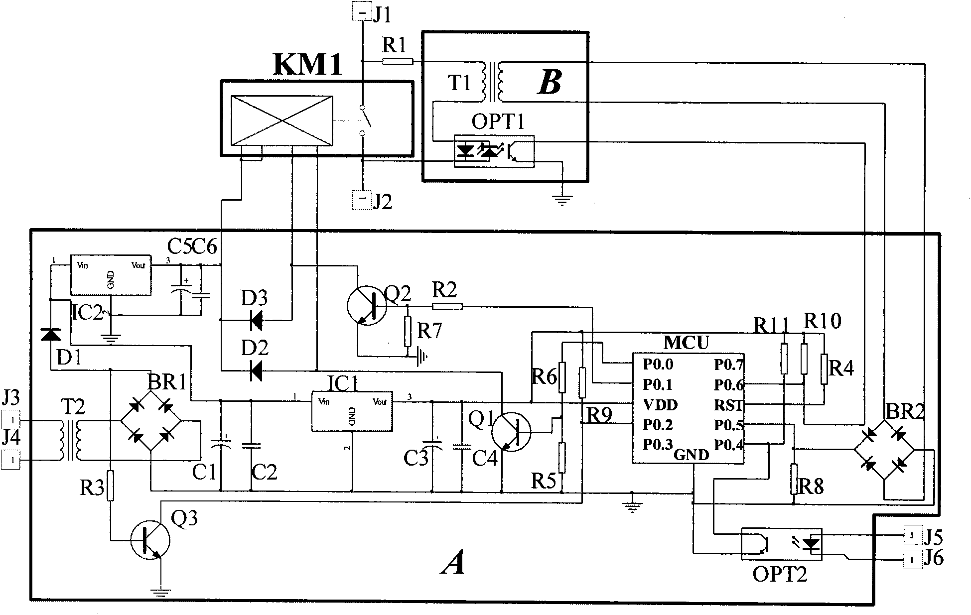 Capacitor switching device