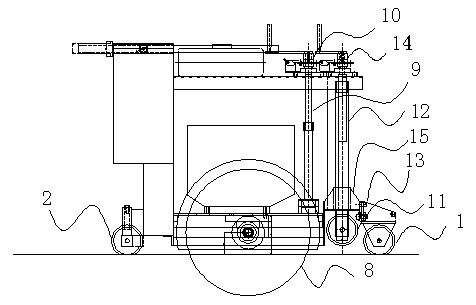 Road surface cutter capable of cutting circular spherical surface