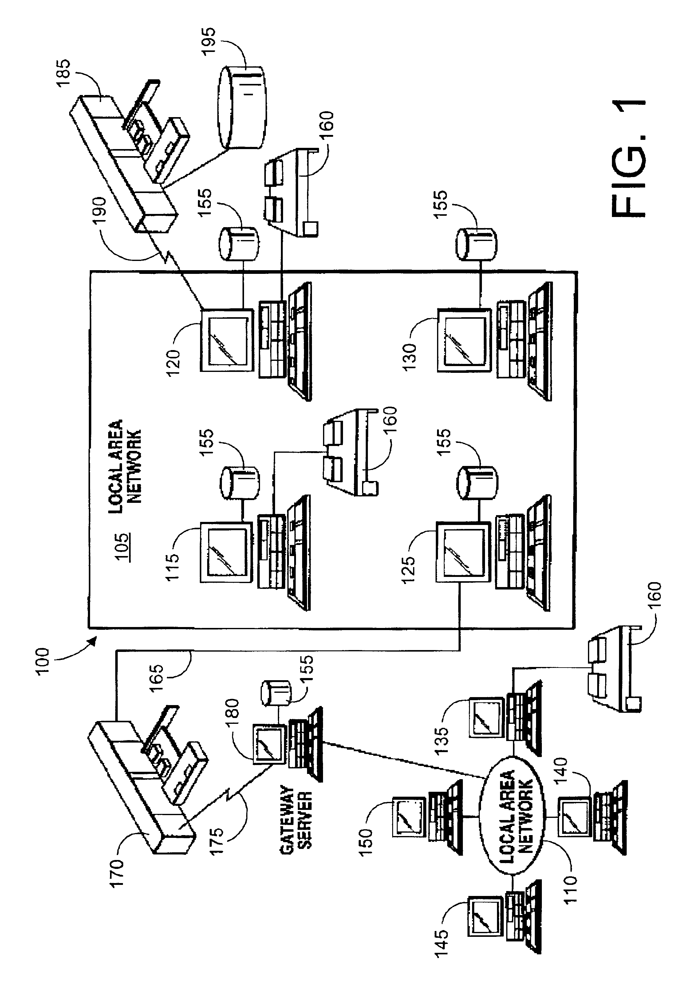 Method and system for creating and managing common and custom storage devices in a computer network