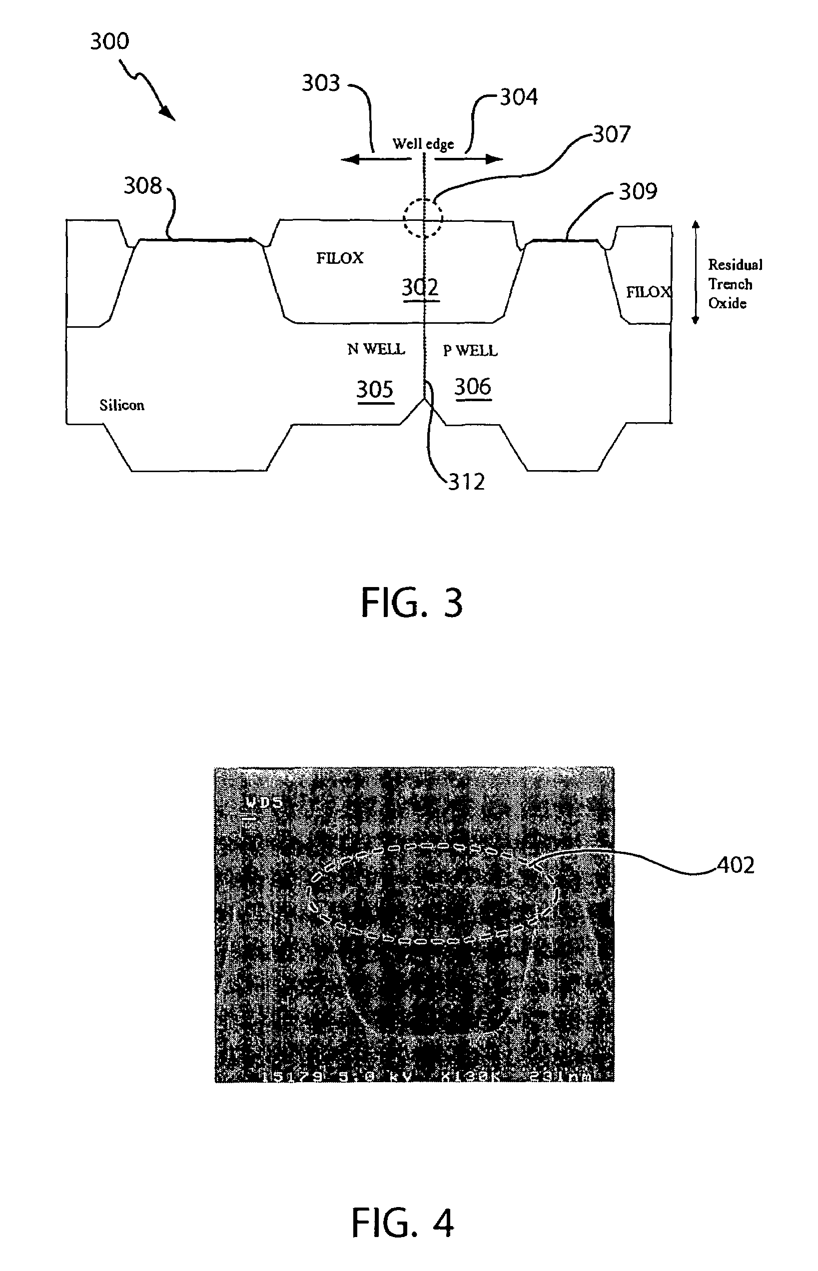 Method of reducing step height difference between doped regions of field oxide in an integrated circuit