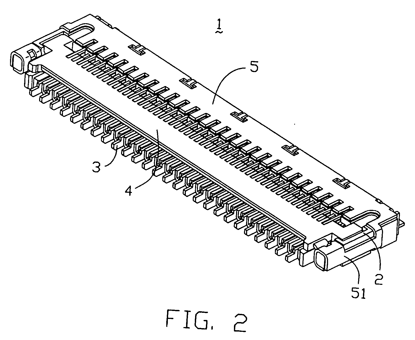 Electrical connector for flexible printed circuit board