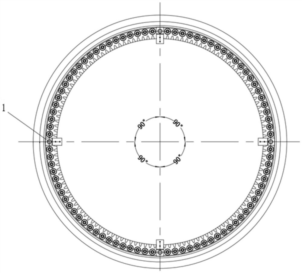 Wind generating set blade root bolt fracture monitoring method