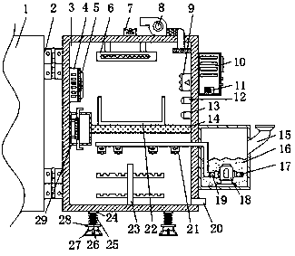 Agricultural product storage device with dehumidification function for agricultural production