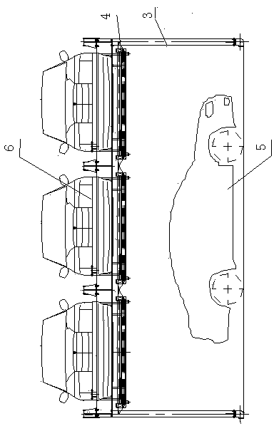 Crisscross stereoscopic parking equipment