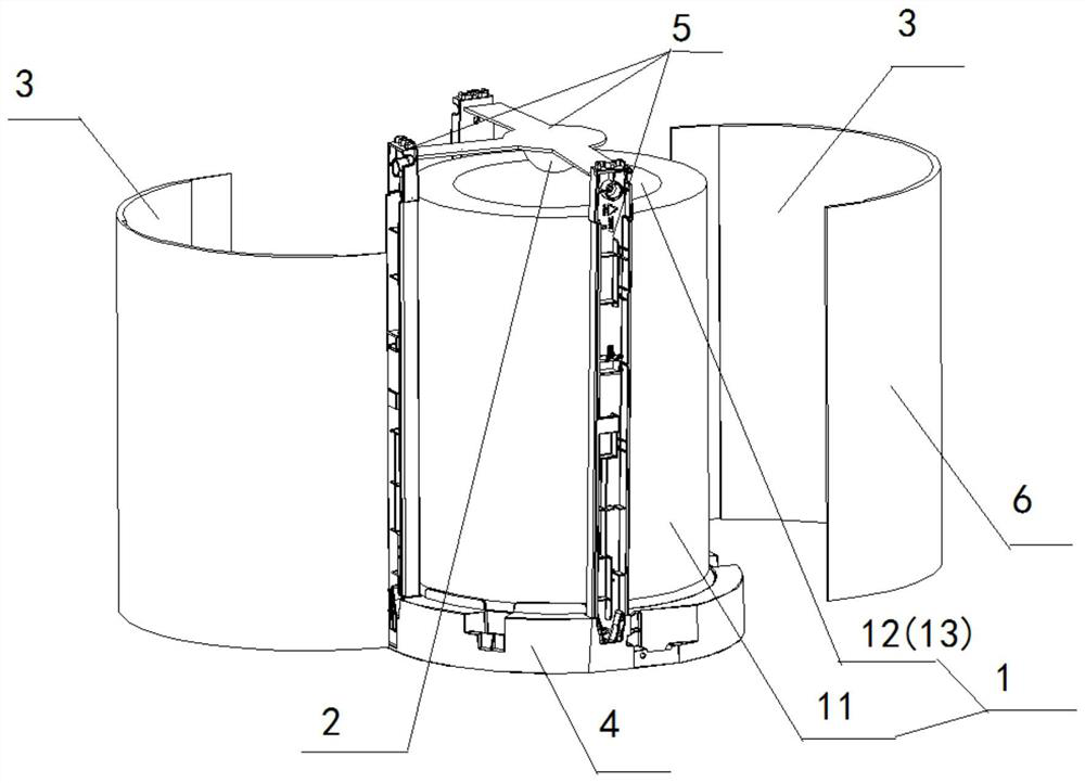 Air passing device