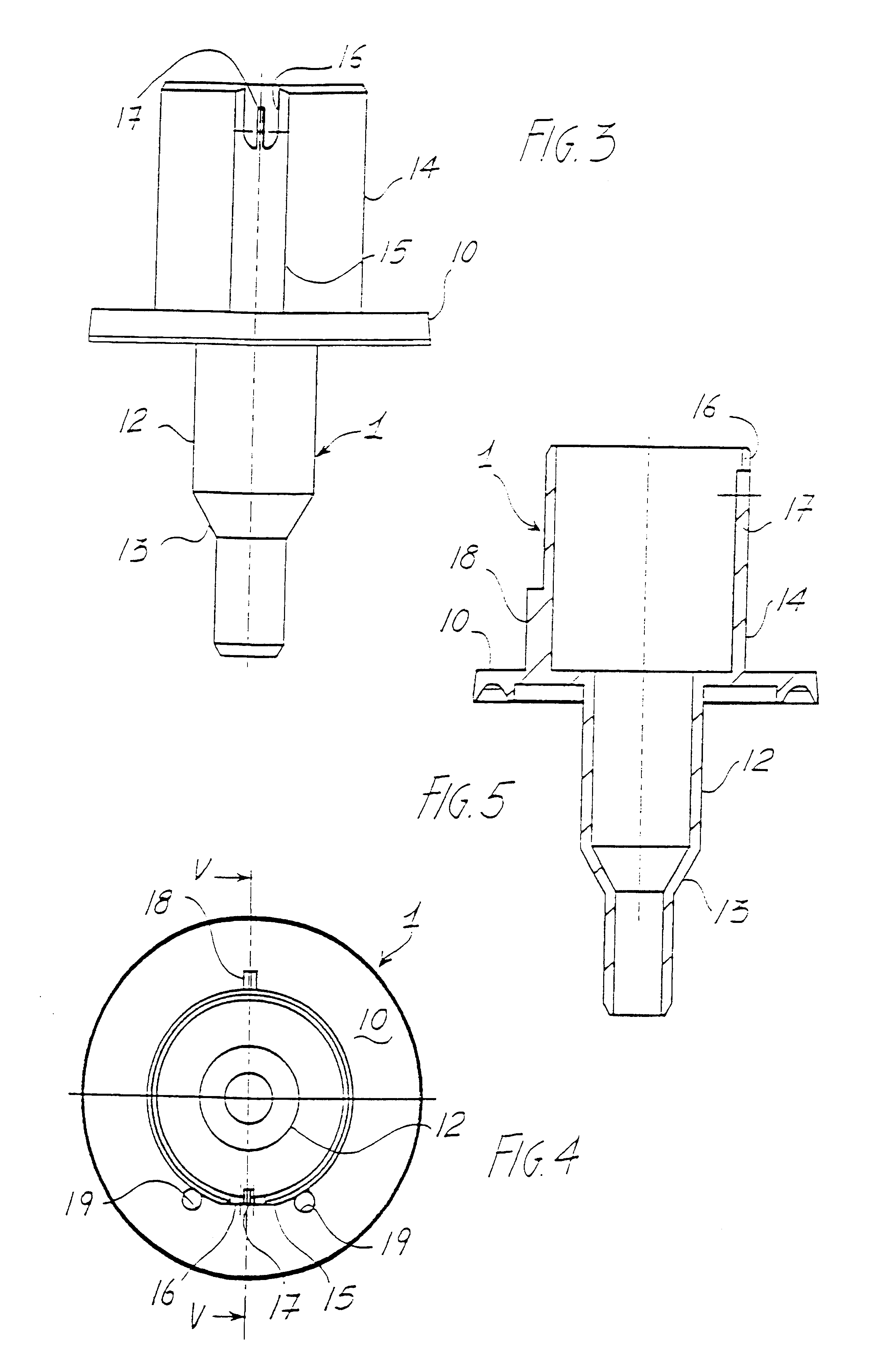 Metering device for fluid products