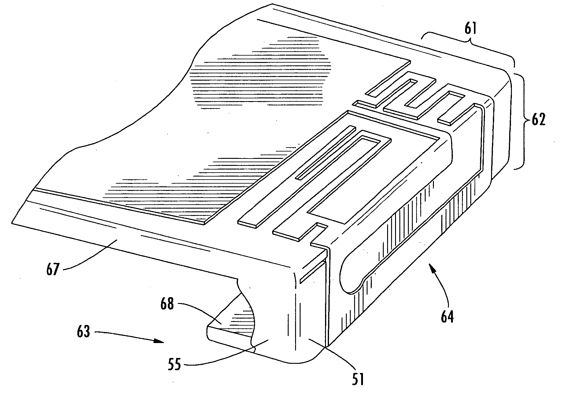 Mobile wireless communications device comprising a top-mounted auxiliary input/output device and a bottom-mounted antenna
