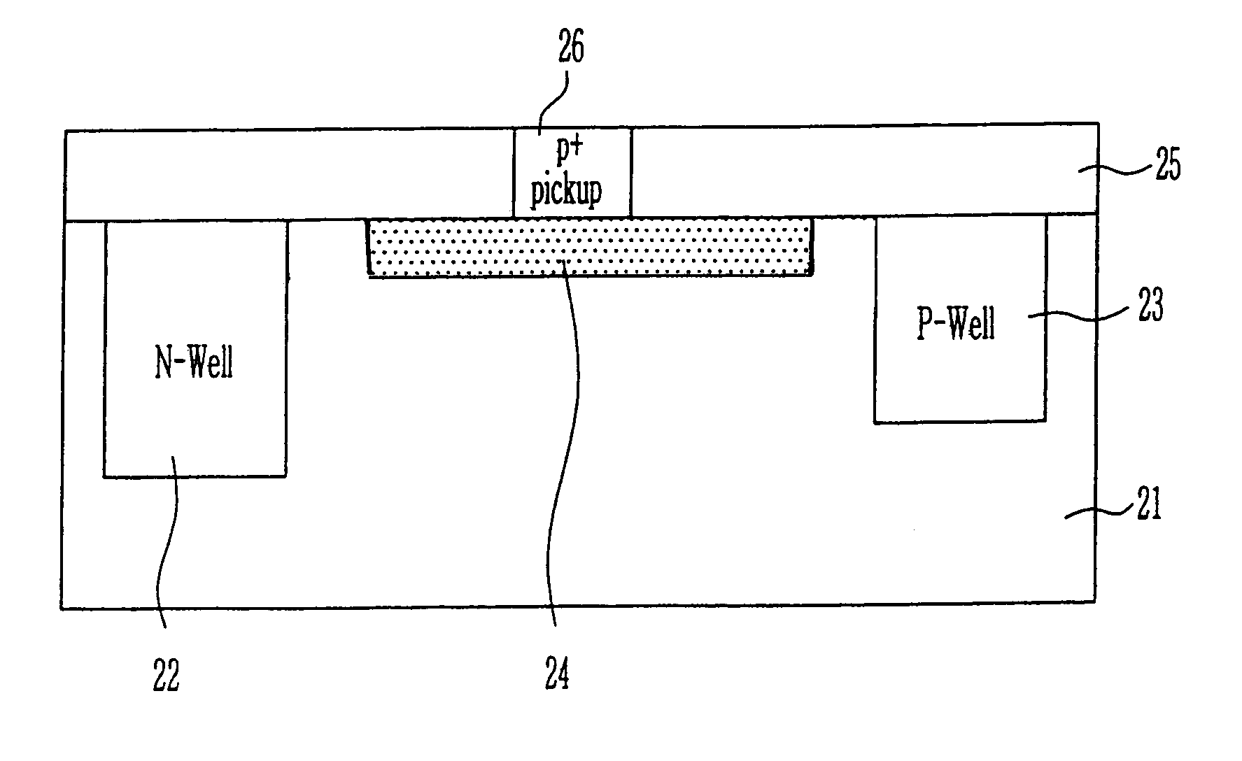 Well structure in high voltage device