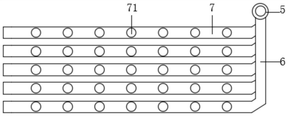 A multi-space planting frame with a three-dimensional structure