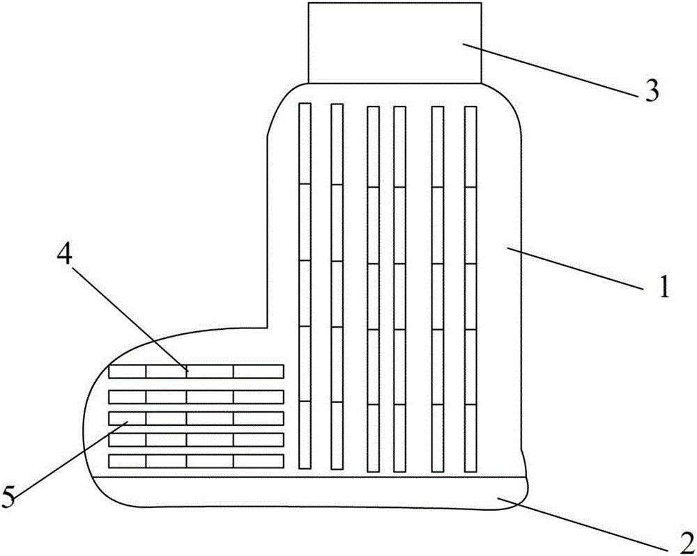 Shoe cover with PVC (polyvinyl chloride) films