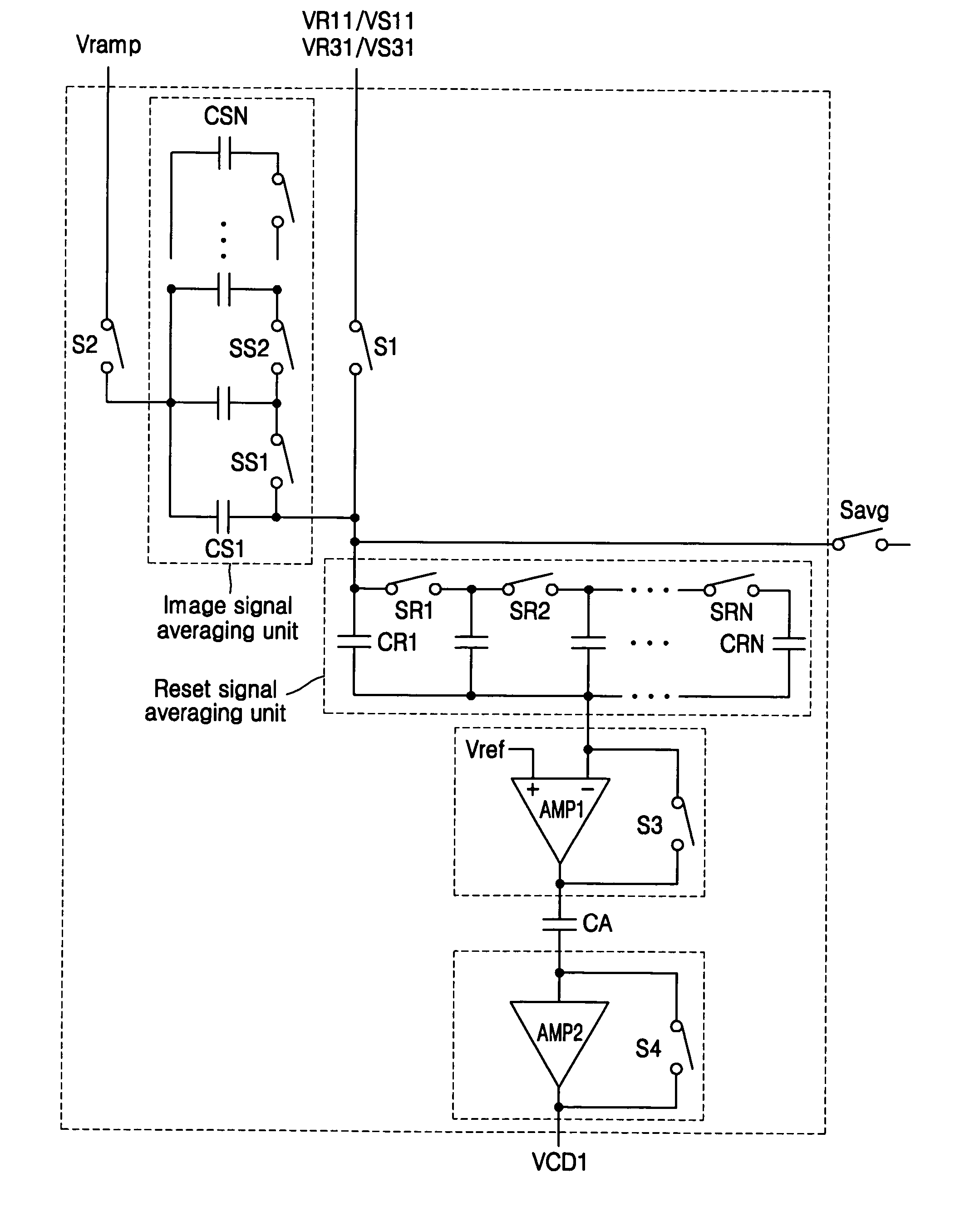 Method and circuit for performing correlated double sub-sampling (CDSS) of pixels in an active pixel sensor (APS) array