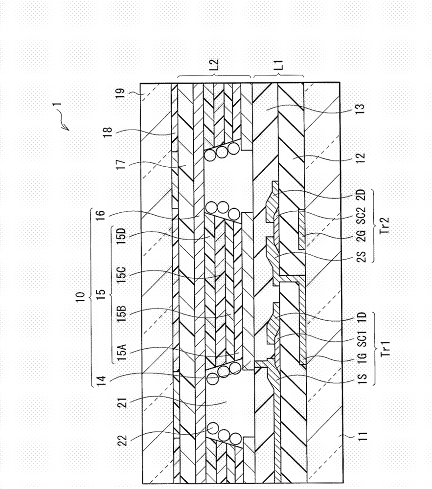 Display unit and method of manufacturing the same, electronic apparatus, illumination unit, and light-emitting device and method of manufacturing the same