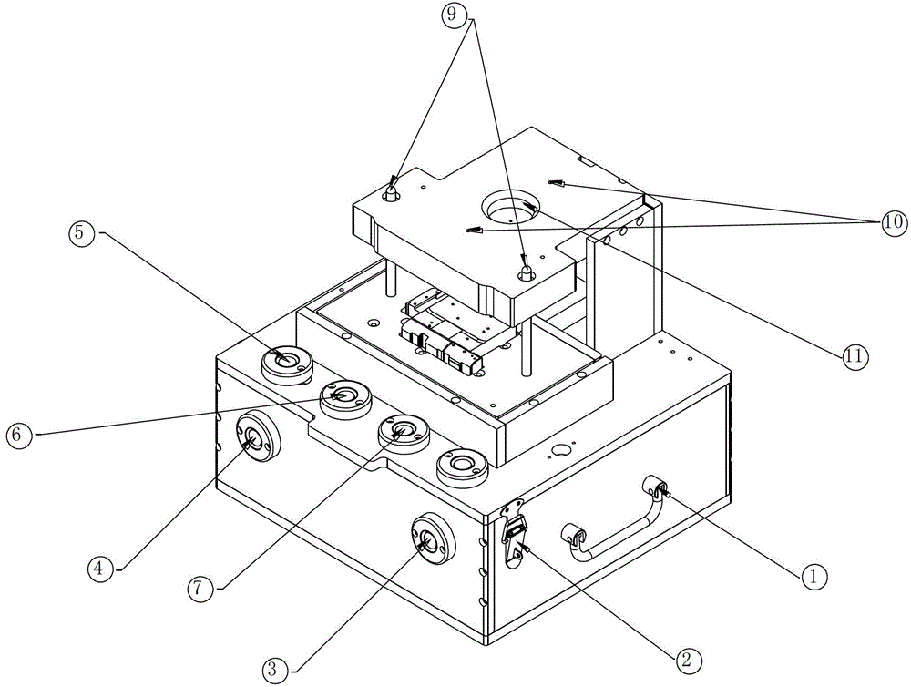 Antenna automatic press-fitting apparatus