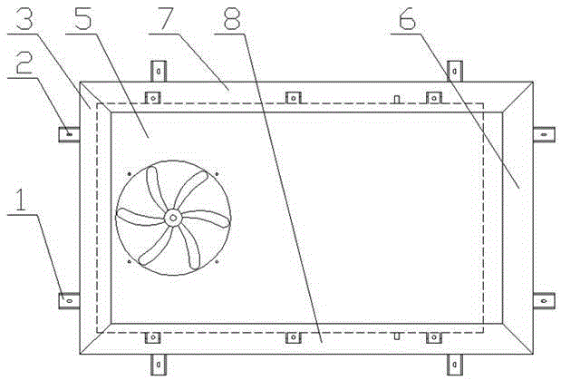 Radar stealth cover suitable for shelter top air conditioner