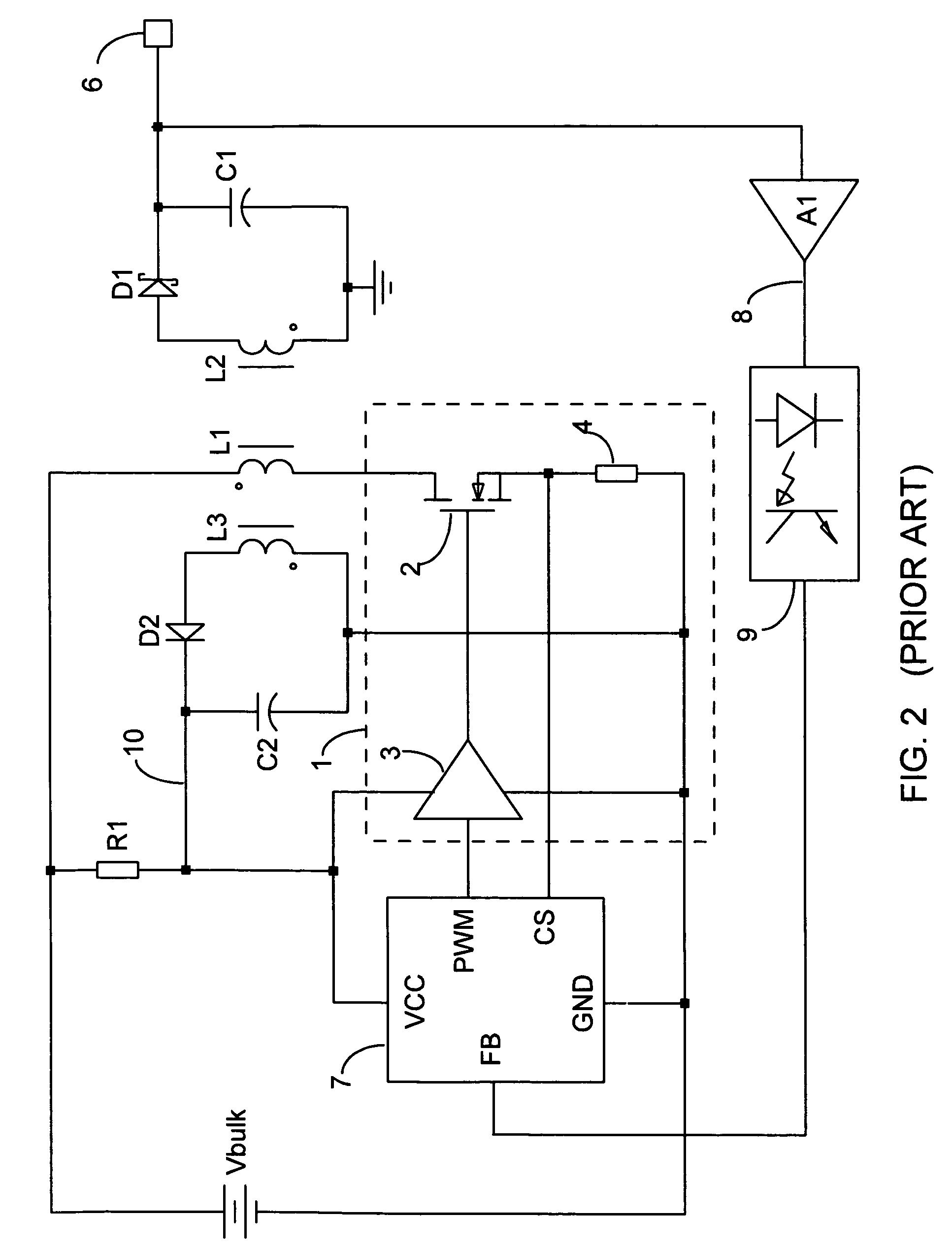 Cascode switch power supply