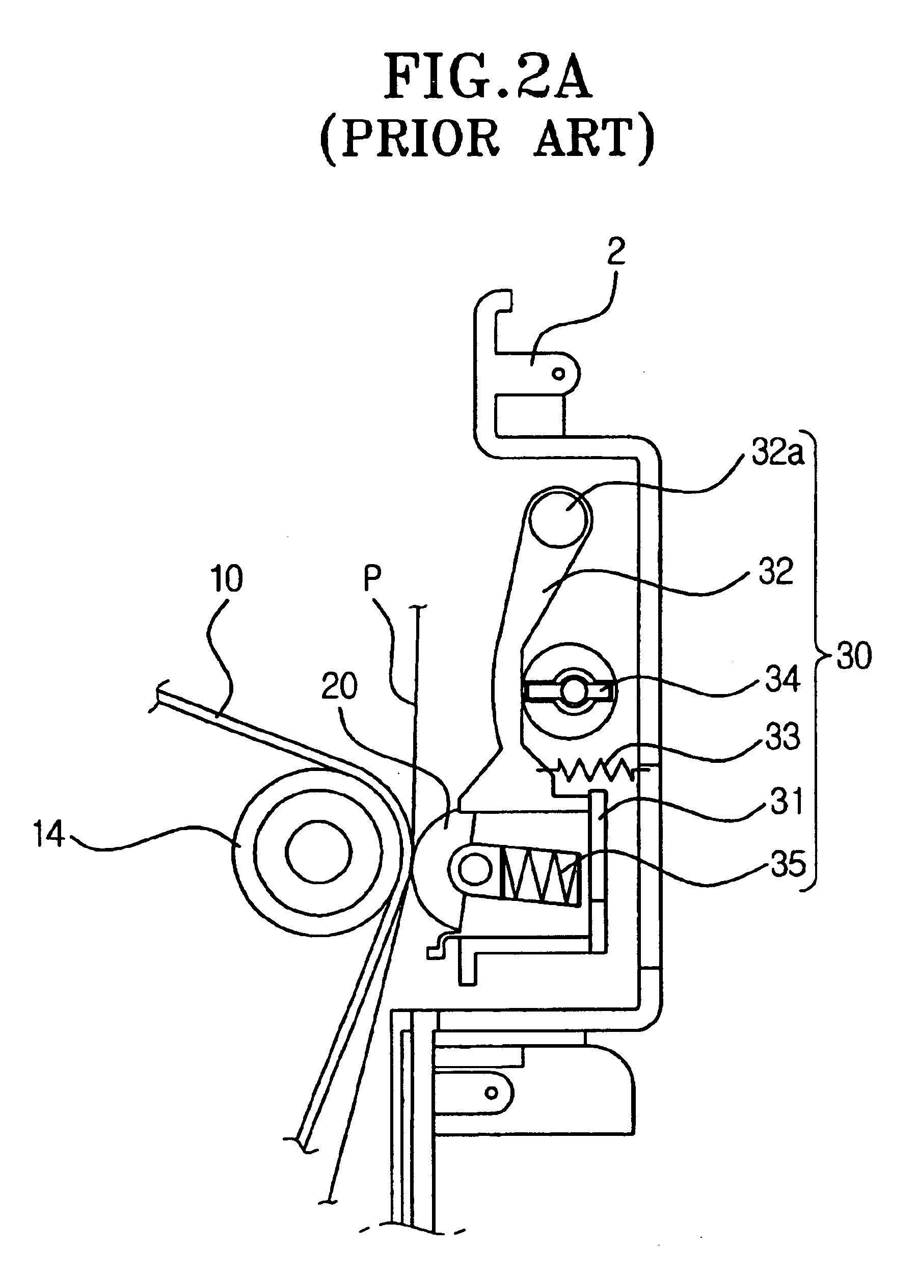 Transferring apparatus of color laser printer