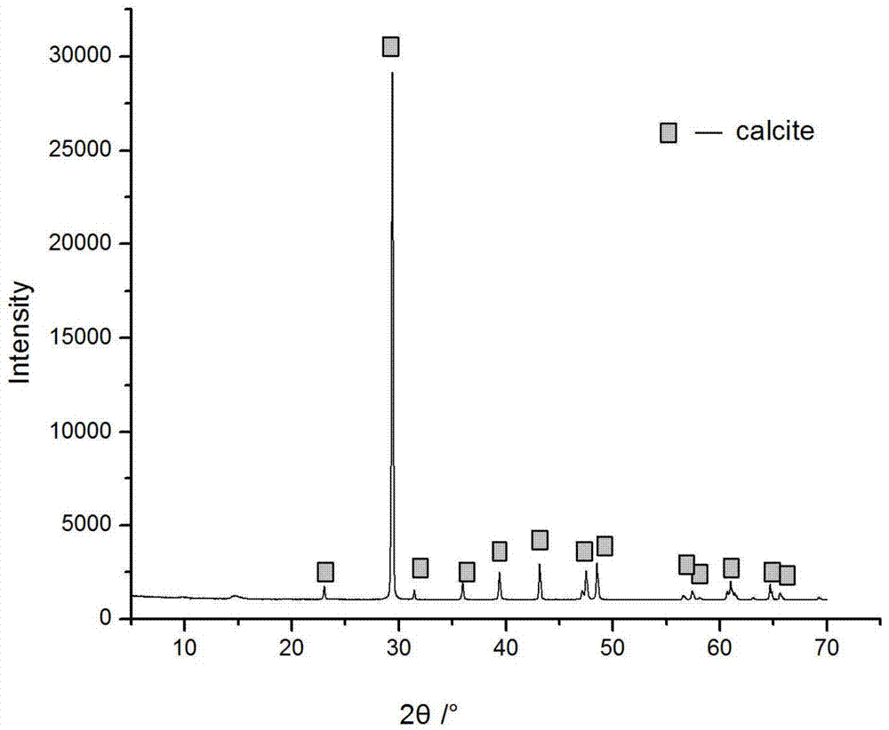 Method for preparing homogenous nano vaterite type calcium carbonate through limestone acidolysis