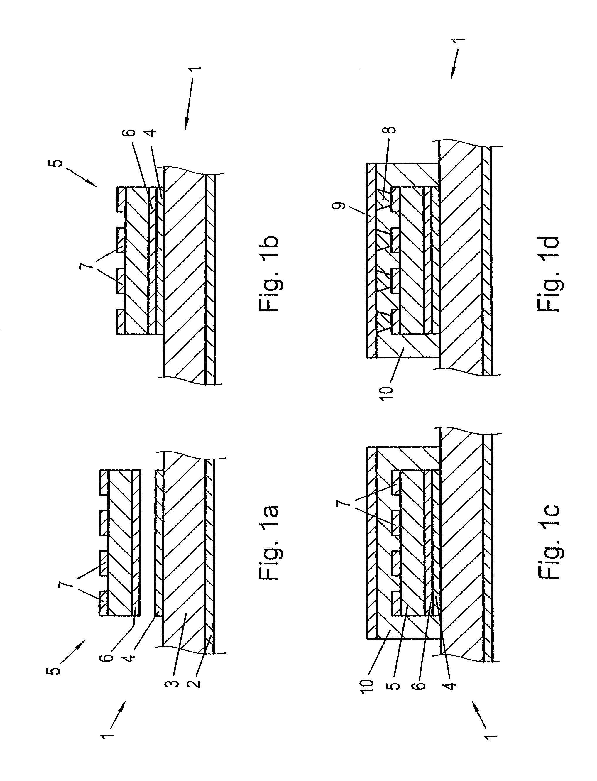 Method for mounting a component in or on a circuit board, and circuit board
