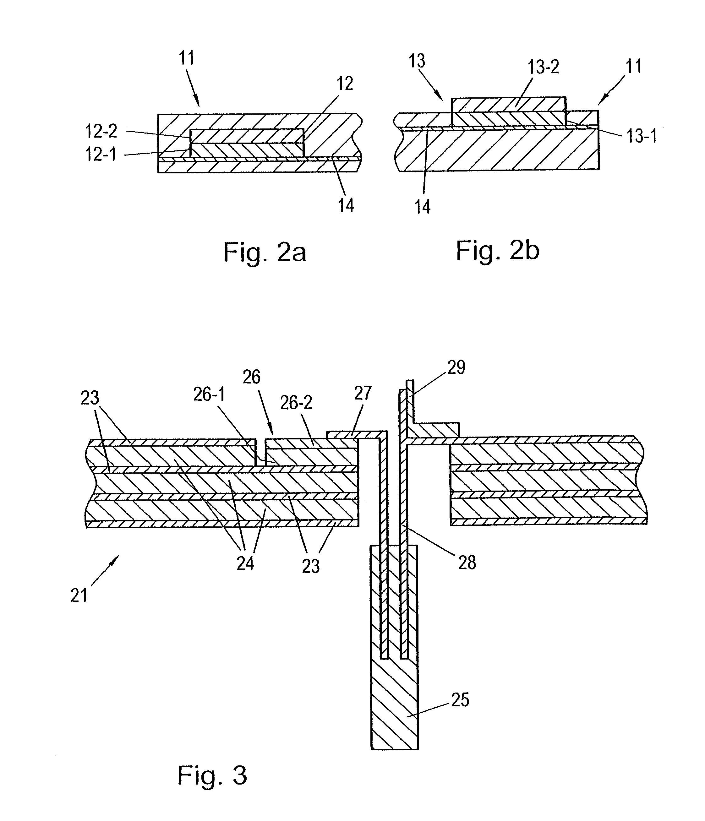 Method for mounting a component in or on a circuit board, and circuit board