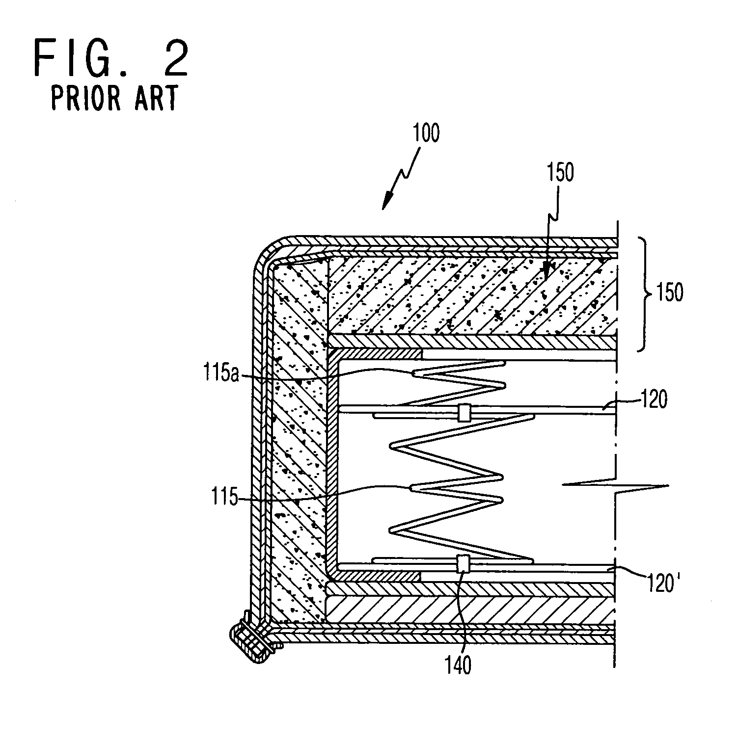 Apparatus for packing free terminal convolutions of spring assembly used in mattress