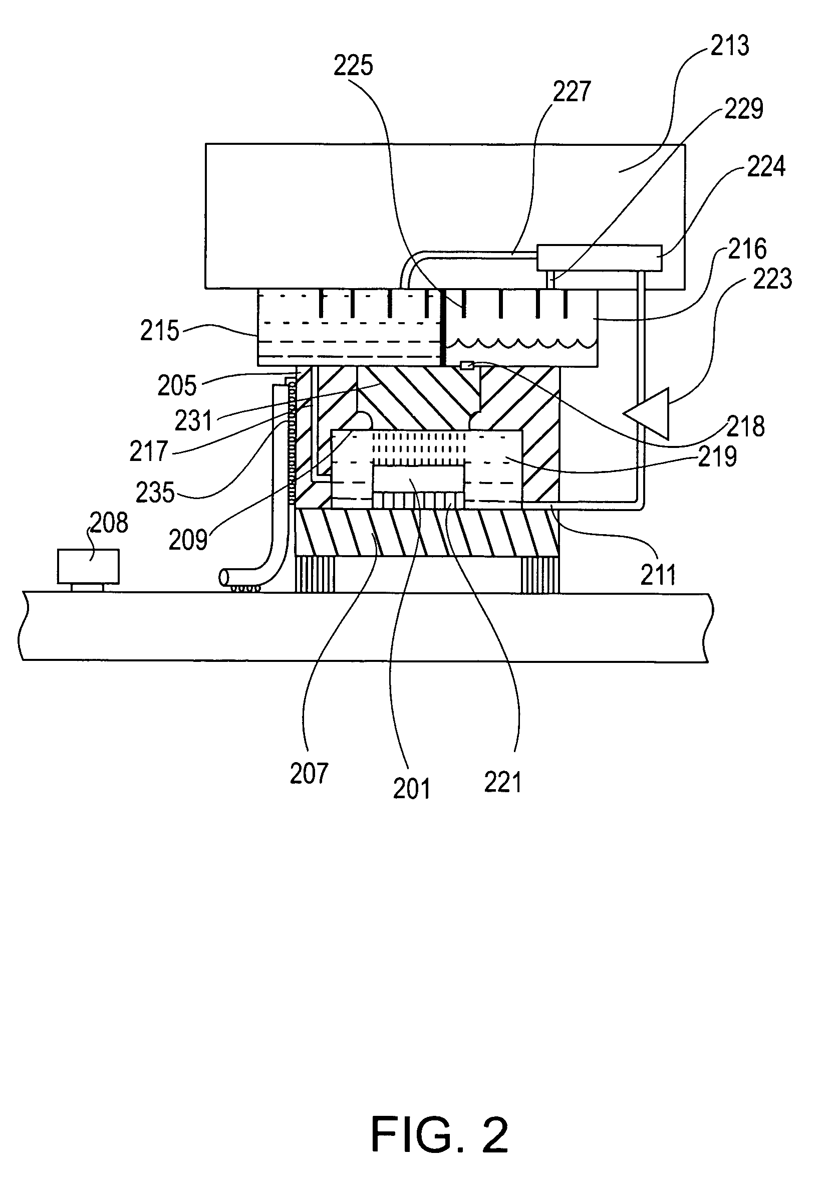 Two-fluid spray cooling system