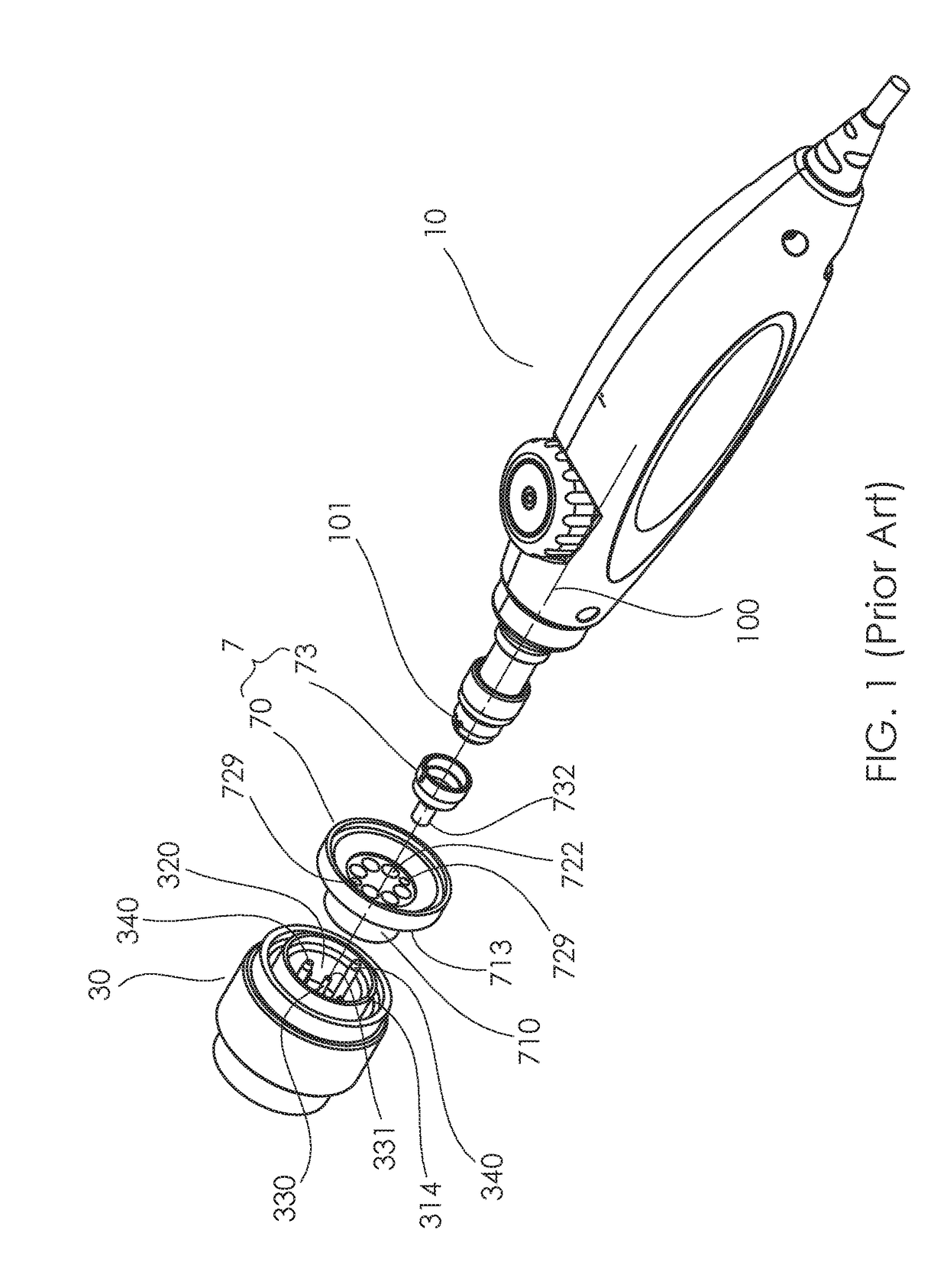 PC/APC dual-purpose adapter for inspecting circular ruggedized fiber optic connectors