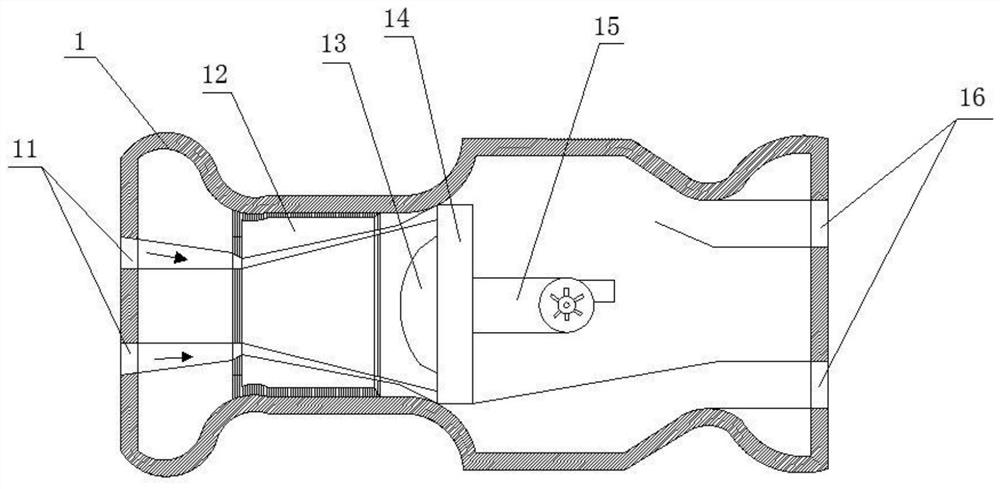 Pressure dividing valve based on movable anaesthesia machine