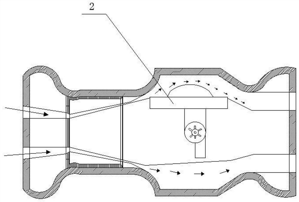 Pressure dividing valve based on movable anaesthesia machine