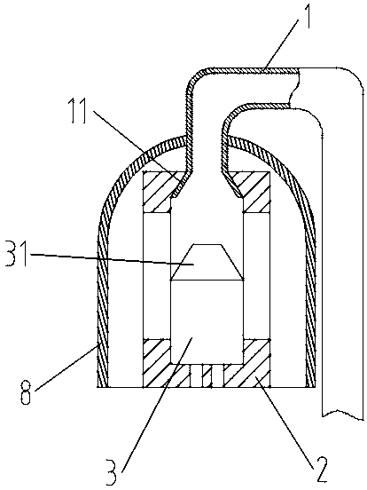 Floating-type snorkeling oxygen supply device