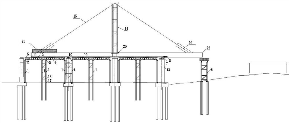 Large-span main beam bidirectional rapid incremental launching equipment system and construction method