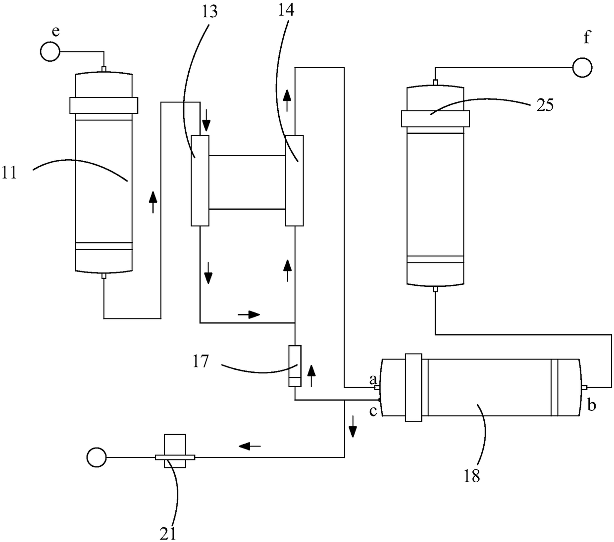 Water purifying device and water purifier