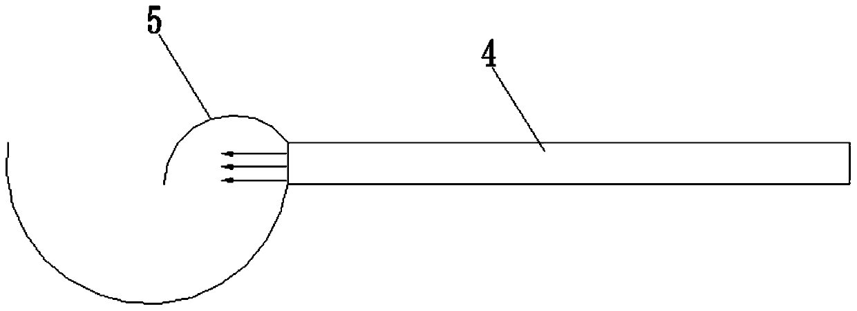 Flushing scraping system for tophus