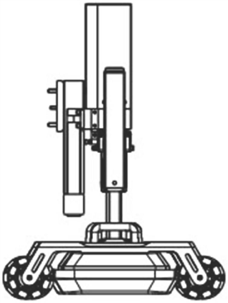 Double-detector suspension mechanism and detection robot